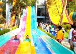 Fast Flowing High Speed Water Slide Water Park Equipment For Hotel Resort