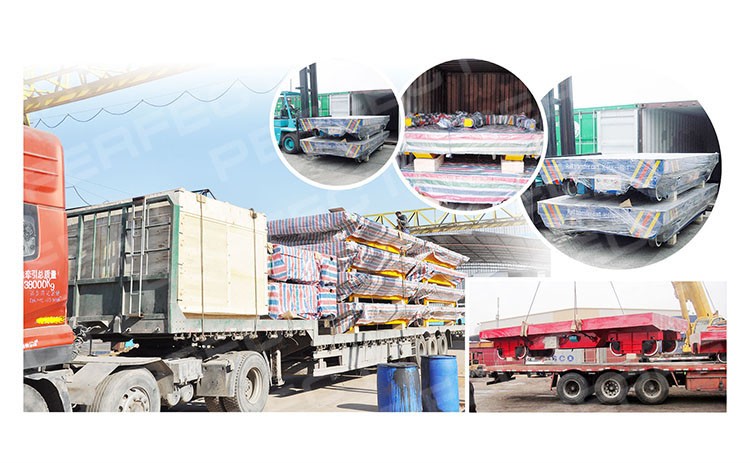 industrial electric transport flat cars