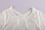 Stockpapa QUICK DRY Short Sleeve Loose Gym Crop Tops Yoga T-shirts Sportswear