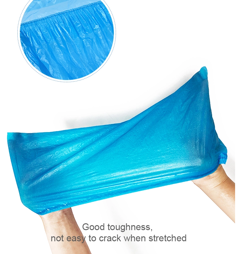 15x36cm Disposable Shoe Cover , HH Disposable Plastic Foot Covers