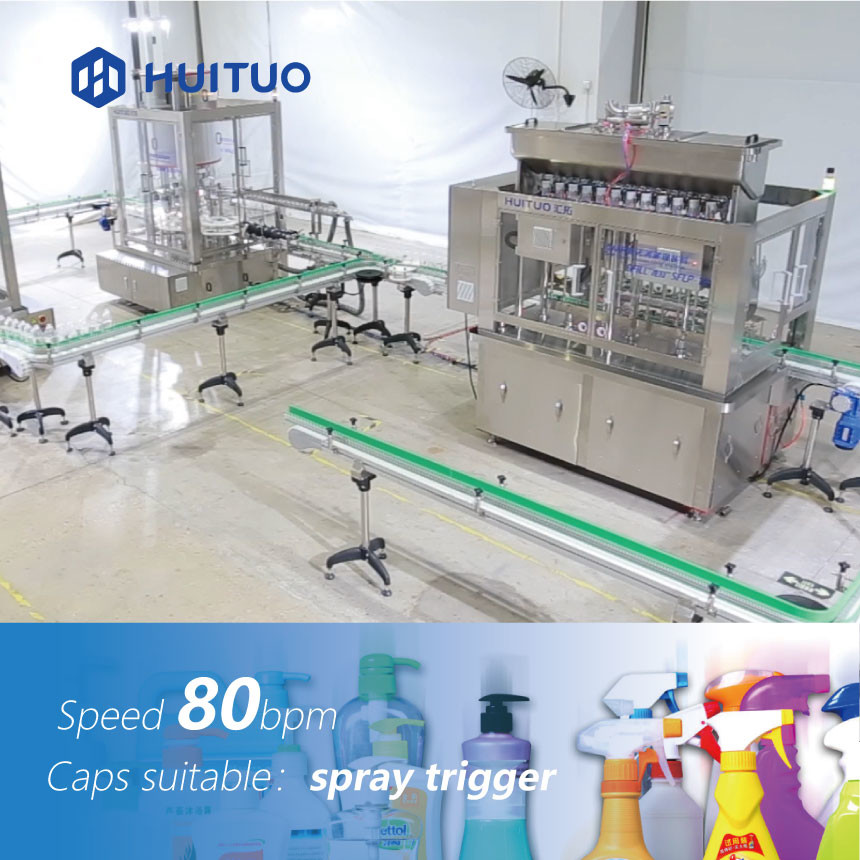 Volumetric Piston Spray Trigger Filling Capping Machine