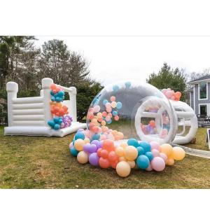 Wholesale 3x3m Inflatable Outdoor Jumping Bouncy Castle White Wedding Bounce House For Party from china suppliers