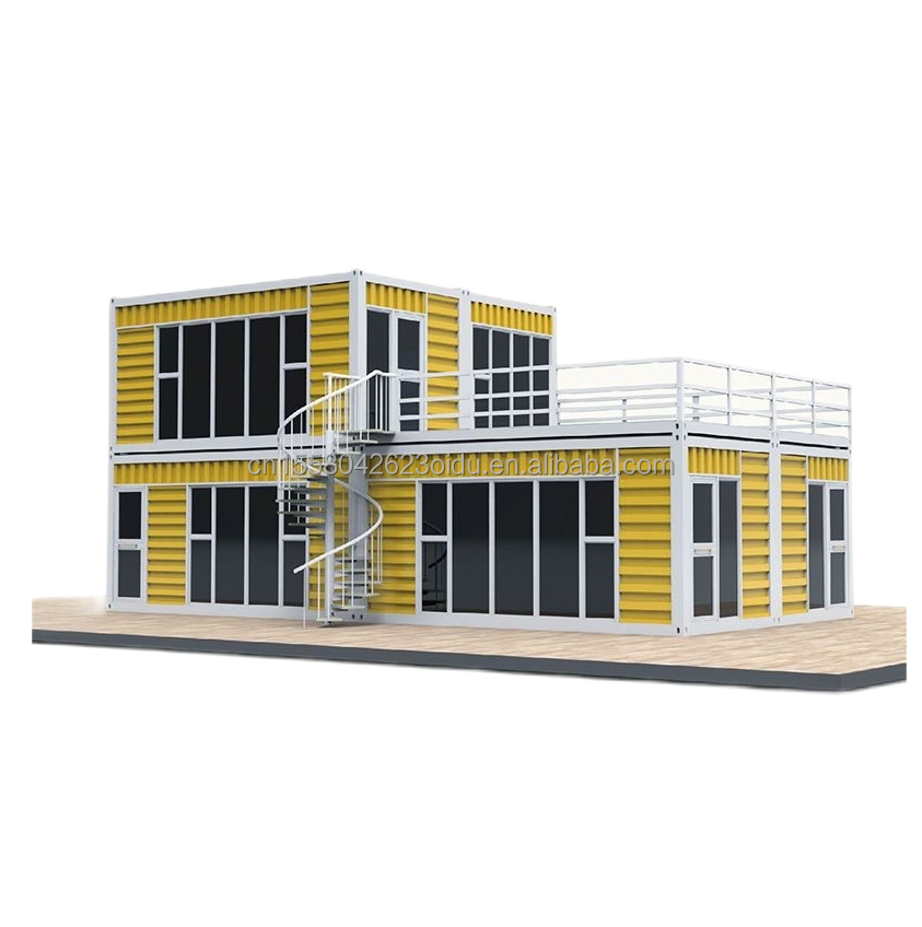 20ft Bathroom Black Container House With One Bedroom Hotel Kitchen Manufactured By Prefabricated Houses