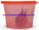 Reusable silicon bag, Vacuum Freezer pouch, Fresh Fridge Food Preservation