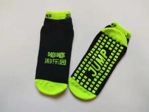 Wholesale Neon Parties Trampoline Park Grip Socks Fluorescence Socks PVC Anti Slip for Indoor playground from china suppliers