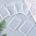 TRANSPARENT CARD HOLDER WORK CARD LANYARD RICE CARD NAME TAG CAMPUS CARD STUDENT