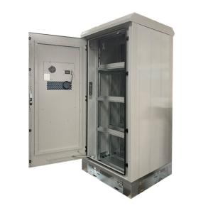 Wholesale Galvanized Steel Outdoor Battery Cabinets , 2.1m Telecom Outdoor Cabinet from china suppliers