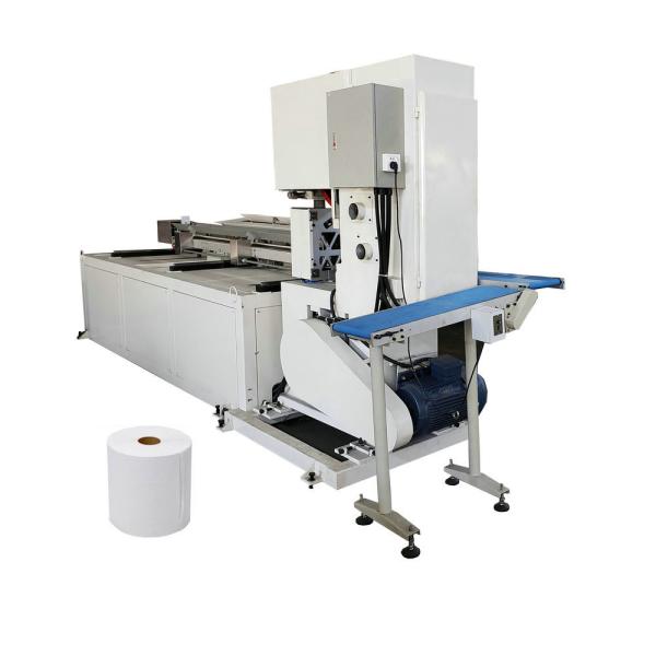 Industrial Toilet Paper Roll Cutting Machine Band Saw 15KW 15-30cuts/Min Full