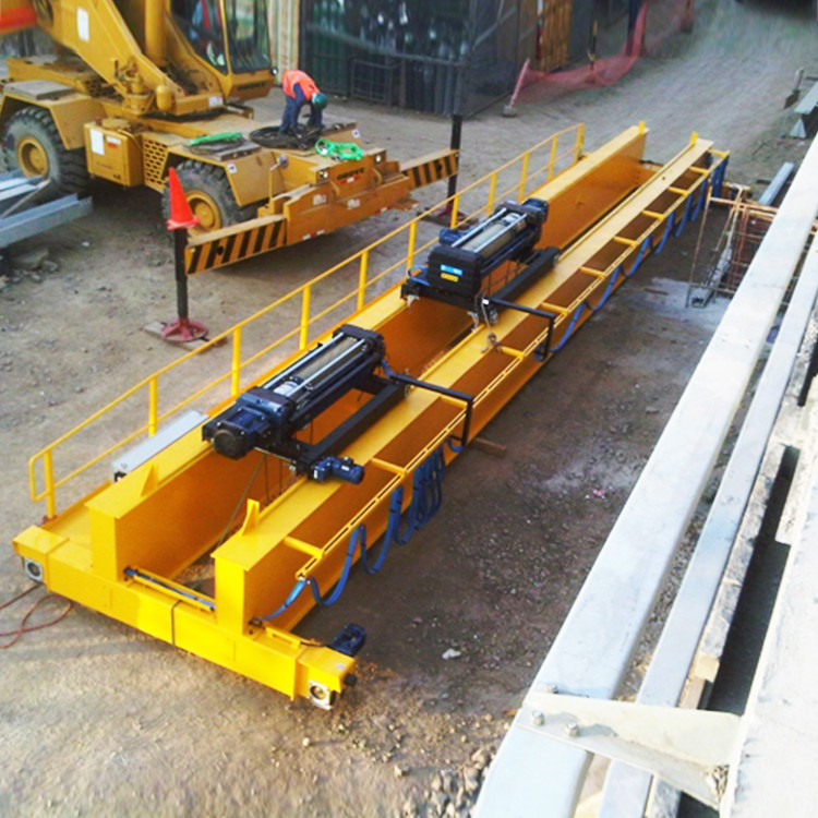 16t+16t Magnetic Hanging beam Multiple lifting points Double Trolley EOT Crane