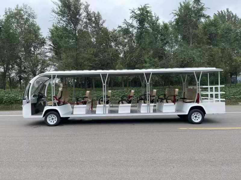 1000kg Customizable Colors Electric Sightseeing Car FNE-C24 Max Load 24 Passengers