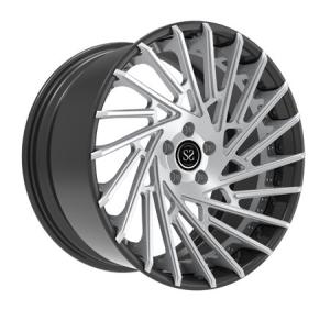 Wholesale Brushed Center 2-Piece Forged Wheels Multi Spoke Aluminum Alloy Rims from china suppliers