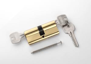Wholesale Safe Golden Replacing Lock Cylinder Brass 70mm 2 Keys With Pin Tumbler from china suppliers
