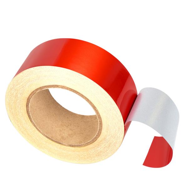 Reflector Sticker Red Reflective Safety Warning Tape Customized Reflectance