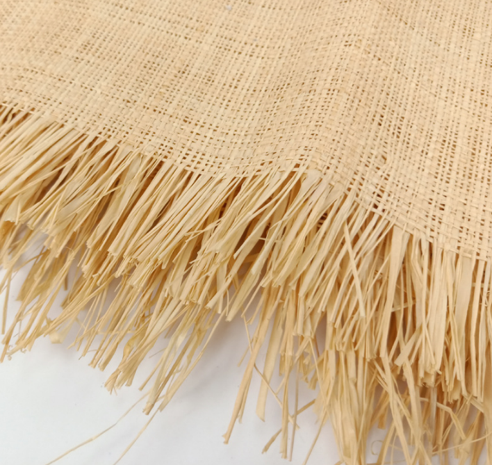 Raffia mats natural raffia grass hand woven green rafi prairie