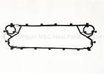 Black Heat Gasket , Plate Heat Exchanger Suppliers Heat Transfering Lightweight