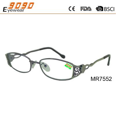 Newest Style 2019 Fashionable reading glasses with stainless steel,metal parts