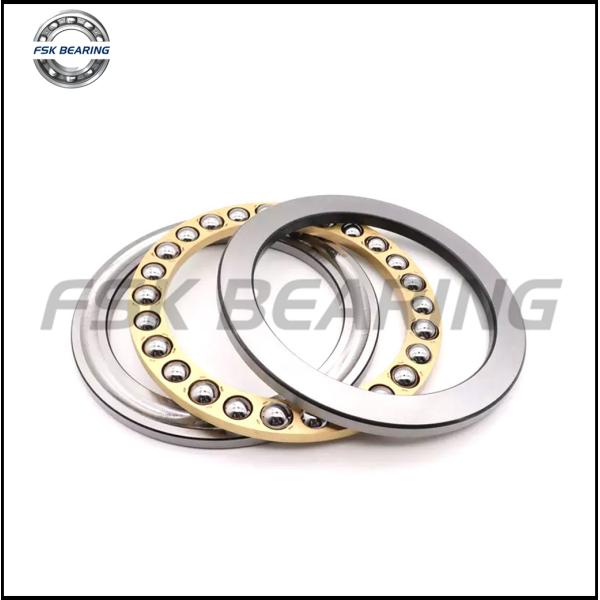 Metric 53256XU 18256 One Direction Thrust Ball Bearing Iron Cage Brass Cage