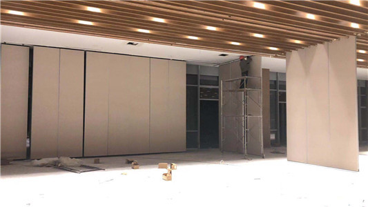 Aluminum Profile Collapsible Folding Manual Movable Sliding Partition Walls For Hotel