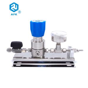Wholesale SS Gas Distribution Panel Panel Mounting Leakage Rate 2 X 10-8 Atm. Cc / Sec He from china suppliers