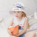 UPF Lightweight Breathable Bucket Hat UV Protection For Kids Children