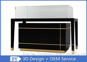 Wholesale Luxury Nice Black Jewelry Showcase Display , Jewelry Shop Counters from china suppliers