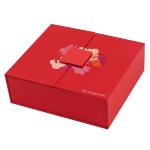 Luxury Red Double Door Gift Packaging Box Moisture Proof Magnetic Closure Gift