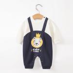 Children'S Short Sleeve Overall For Newborn Cartoon Strap Overalls Spring Autumn