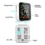 WiFi Air Quality Meter PM2.5 Indoor Air Monitor Temperature Humidity 400ppm -