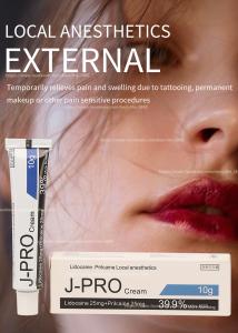 Wholesale J Pro Tattoo Licocaine numb Cream 10g Stop Pain Anesthetic Cream For Waxing Tattoo Permanent Makeup from china suppliers