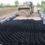 Norway HDPE Geocell for Retaining Wall 50mm-250mm Height CE ISO14001 ISO9001