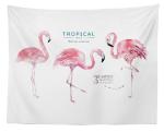 Hanging Pink Display Advertising Flags For Businesses