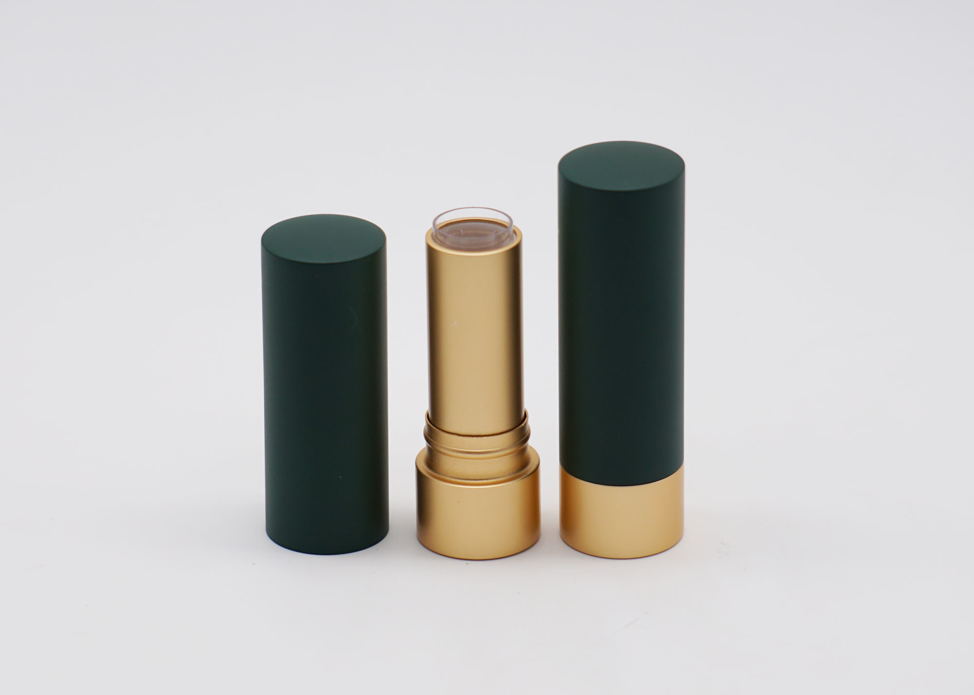 Snap Gloss Lipstick Tube Aluminum Empty Shiny Silver 3.5g