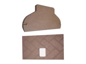 Wholesale Vermiculite Baffle Fireplace Insulation Board Heatproof Non Toxic from china suppliers