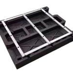 Anti Slip EPP Recycled Plastic Pallets For Logistic Transport