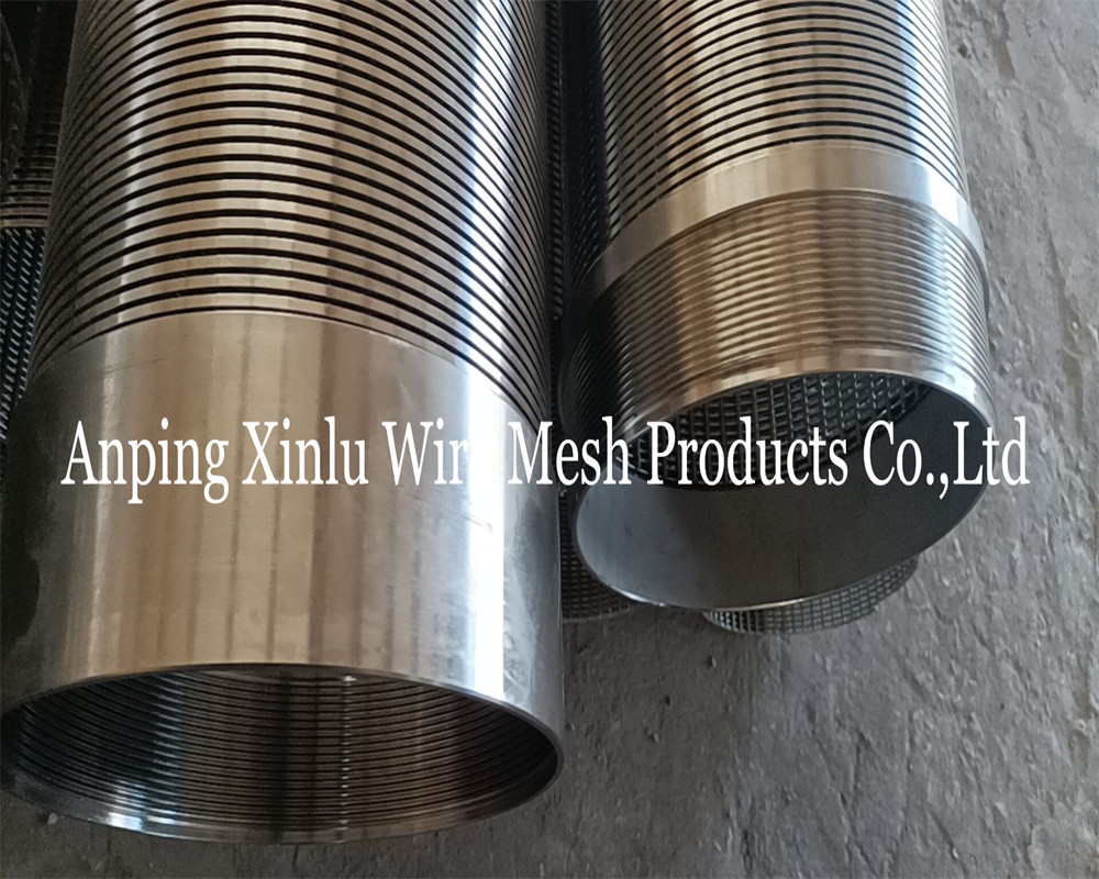 V Wire Screen Tube 0.05-5mm Slot Wedge Wire Screen Pipe for Wastewater Treatment and Chemical Process