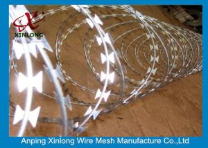 Wholesale Stainless Steel BTO-22 Concertina Razor Wire / Security Barbed Wire from china suppliers