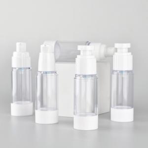 Wholesale Clear Airless Pump Spray Bottle , Clear Vacuum Pump Bottle Cosmetic from china suppliers