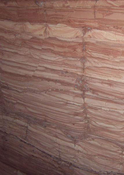 ​Red Wooden Vein Marble Gloss Marble Floor Tiles Flooring Big Slab 2.7g / Cm³