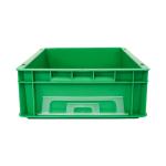 400x300x120mm Attached Lid Logistic Storage Plastic Crate for Packaging Plastic