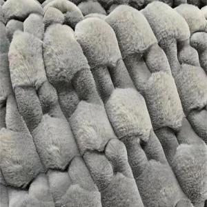 Wholesale Grey Pink Fluffy Fabric For Stuffed Animals from china suppliers