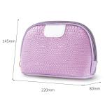Portable Travel Shell Shape Cosmetic PU Makeup Bag