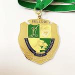 Custom Logo Sports Stamping Press Honorary Custom Event Medals Golden Cool