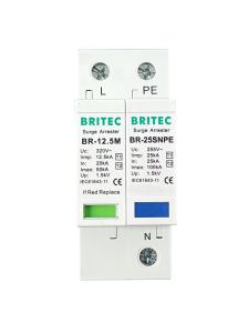 Wholesale BR-12.5M 1+1 50kA DIN Rail Surge Protection Device Lightning Protection TUV Approval spd from china suppliers