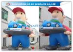 Giant Inflatable Cartoon Characters Air Big Boy 7m for Advertising Decoration