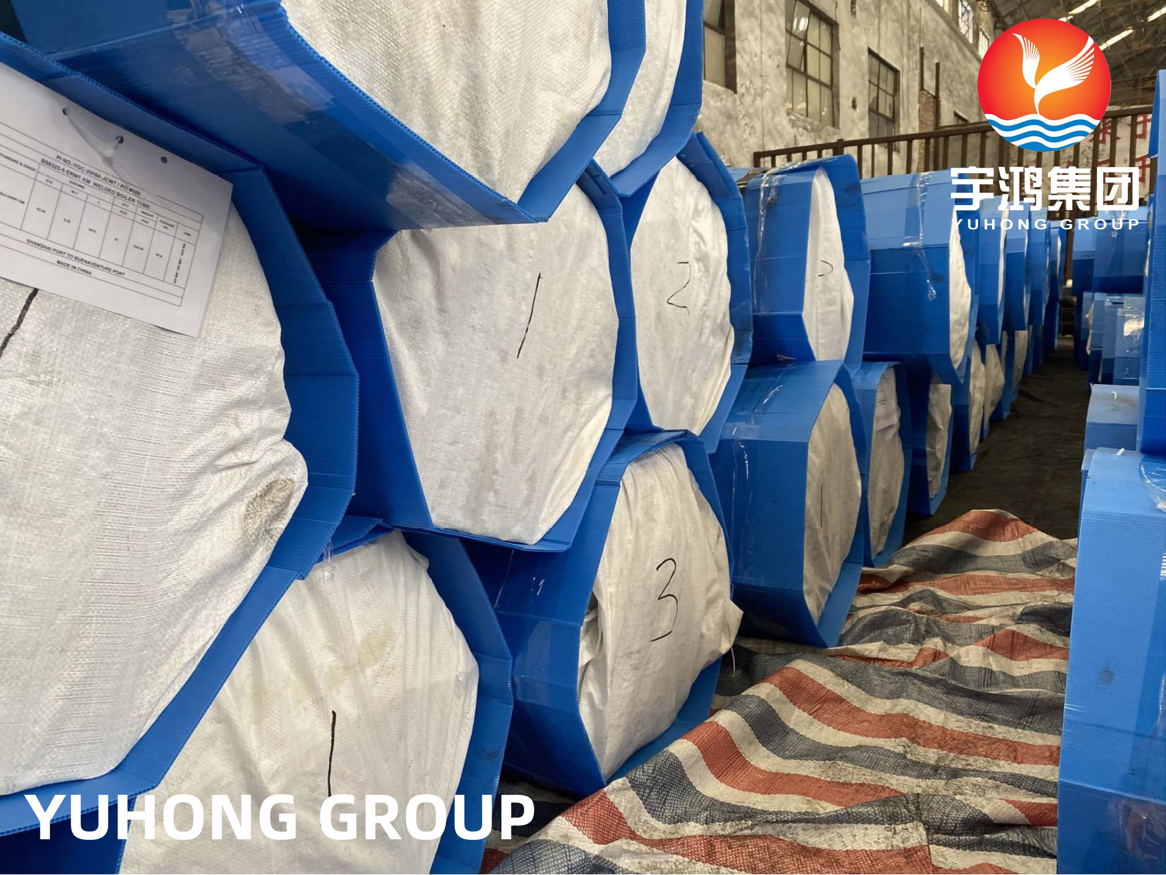 BS 6323-5 ERW1 KM Carbon Steel Welded Tube For Air Heater / Boiler Application
