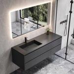 Hotel Wall Mounted Bathroom Cabinet Modern Bathroom Mirrored Cabinet With LED