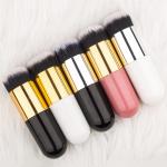 Professional Chubby Pier Foundation Brush 5 colors Makeup Brush Flat Cream