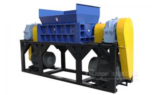 Wholesale Double Shaft Shredder Machine With  Two  Wear Resistant Shredding Rollers from china suppliers