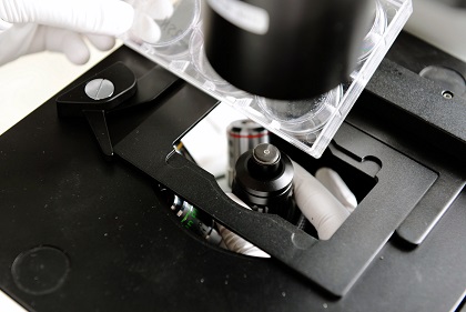 Inverted Light Trinocular Compound Microscope Marking Objective For Biology Field