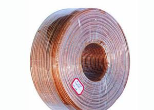 Wholesale Copper Litz Wire Loudspeaker Cable , Transparent Sheath PVC Insulated Cables from china suppliers